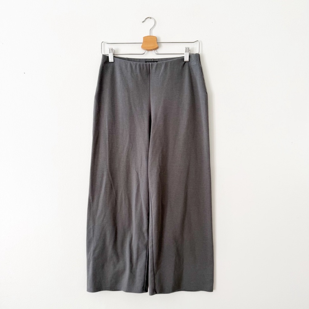 Eileen Fisher Pants Womens XS Slate  Grey Pull On Cotton Blend Stretch